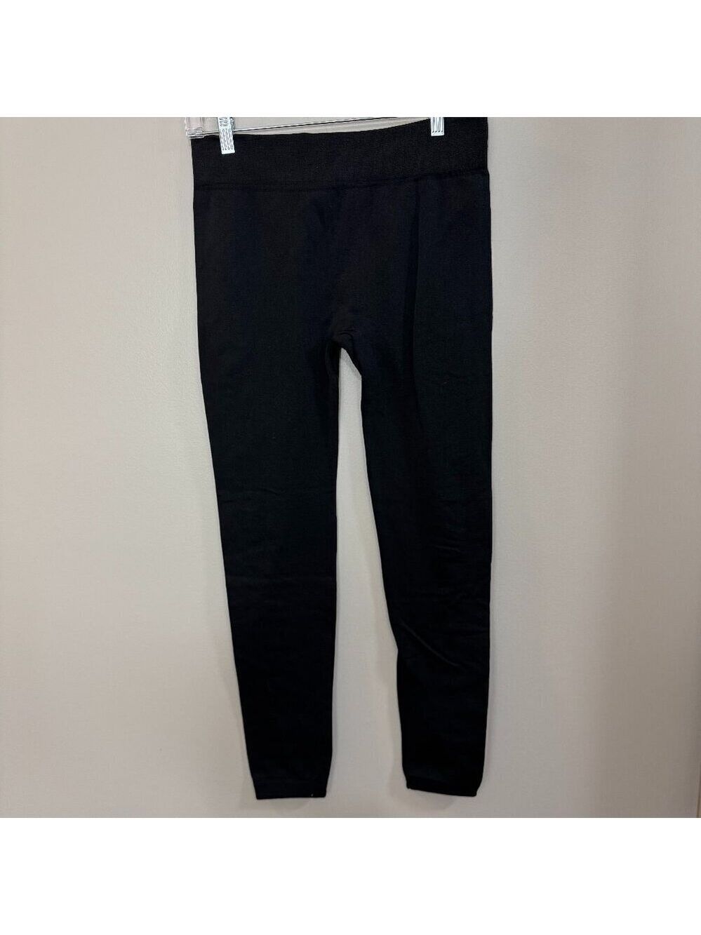 Women's Maze Collection Black Pull On Stretch Leggings. Size L/XL